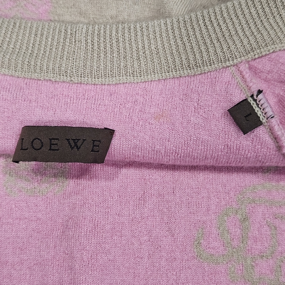 Loewe Women's Beige and Pink Sweater - Picture 10 of 16